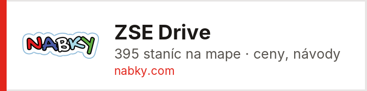 ZSE Drive – mapa nabíjacích staníc na nabky.com