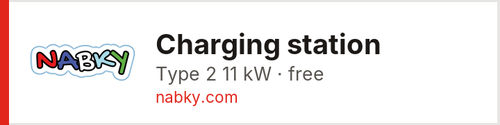 Charging station – Letisko Kosice – nabky.com